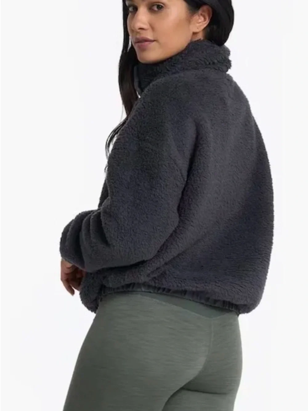 Vuori Charcoal Sherpa Zip-Up Jacket - Picture 4 of 7